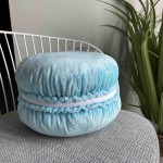 Poduszka Macaron błękitny macarons makaronik 
