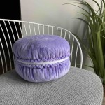 Poduszka Macaron lawendowy macarons makaronik 