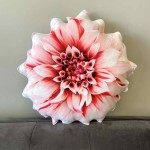 poduszka mała kwiat Dalia Poduszkownia