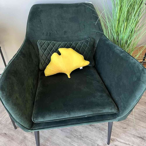 Poduszka mała żółty liść Ginkgo