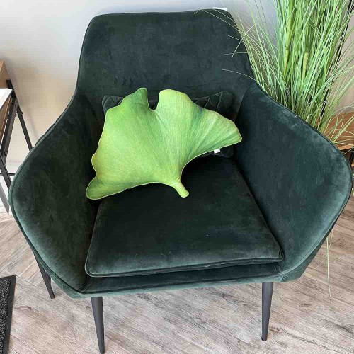 Poduszka Ginkgo zielona duża