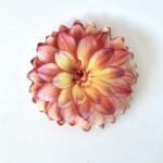 poduszka jesienna dalia