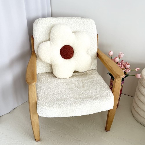 poduszka kwiatek boucle