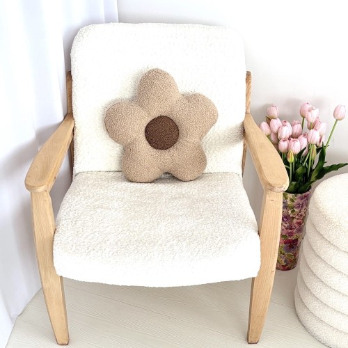 poduszka kwiatek boucle