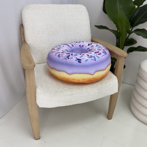 poduszka Donut jagodowy duży