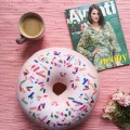 Poduszka pączek Donut Donat mały różowy