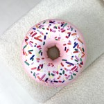 Poduszka pączek Donut mały różowy