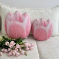 poduszki różowe tulipany