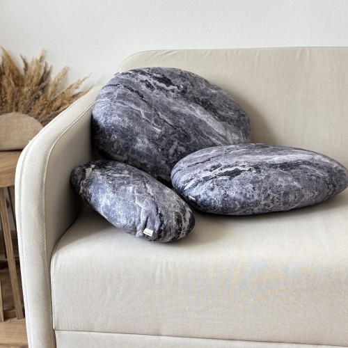 Poduszki kamienie Poduszkownia szare