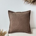 Poduszka dekoracyjna boucle brąz