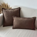 zestaw poduszek boucle brąz