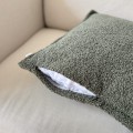 Poduszka dekoracyjna boucle zielona