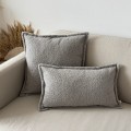 Poduszki dekoracyjne boucle szare