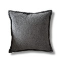 Poduszka boucle grafitowa