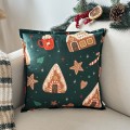 poduszka dekoracyjna swiateczna domki pierniki