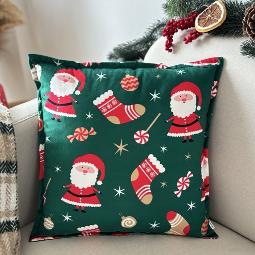 Poduszka świąteczna w Mikołaje