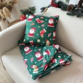 zestaw poduszka + koc świąteczny