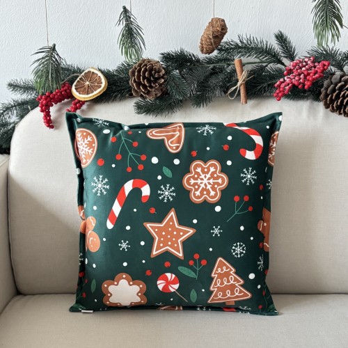 Poduszka dekoracyjna świąteczne pierniczki