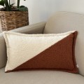 Poduszka prostokątna boucle dwukolorowa