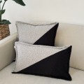 Poduszki prostokątne boucle dwukolorowe