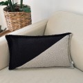 Poduszka prostokątna boucle dwukolorowa