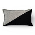 Poduszka prostokątna boucle dwukolorowa