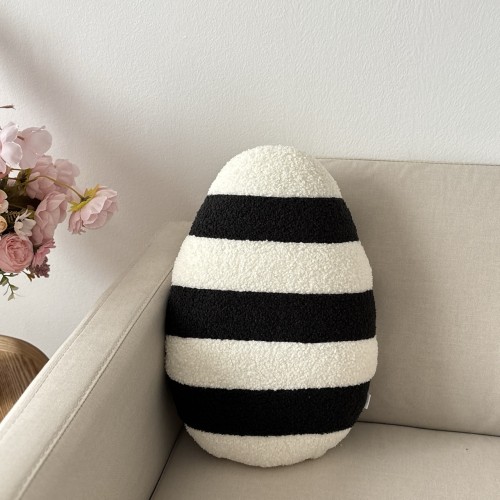 poduszka jajko pisanka boucle paski