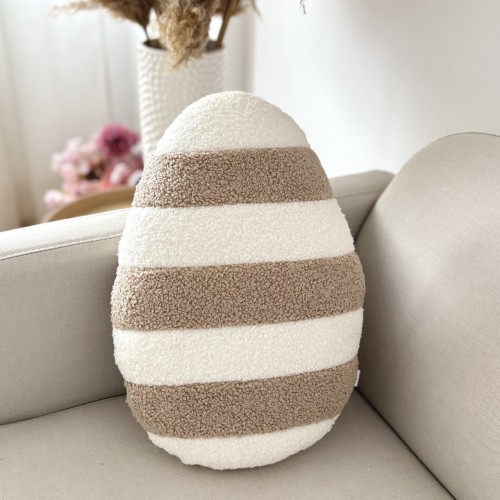 poduszka jajko pisanka boucle paski