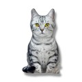 Poduszka dekoracyjna Kot jasnoszary