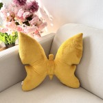 Poduszka dekoracyjna Motyl żółty miodowy