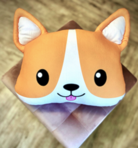 Poduszka Piesek Corgi Kawaii