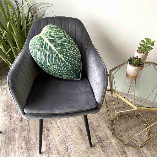 Poduszka Liść Philodendron Birkin Filodendron Poduszkownia