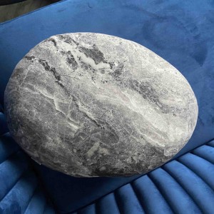 Poduszka Kamień otoczak duży szary